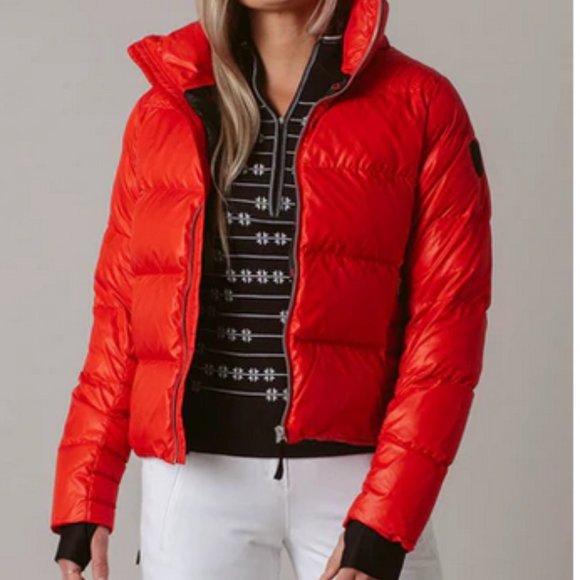 Krimson Klover Compas Down Puffer Jacket in Racing Red Size M - Picture 3 of 12